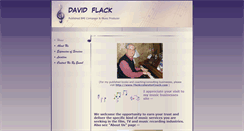 Desktop Screenshot of davidflackmusic.com